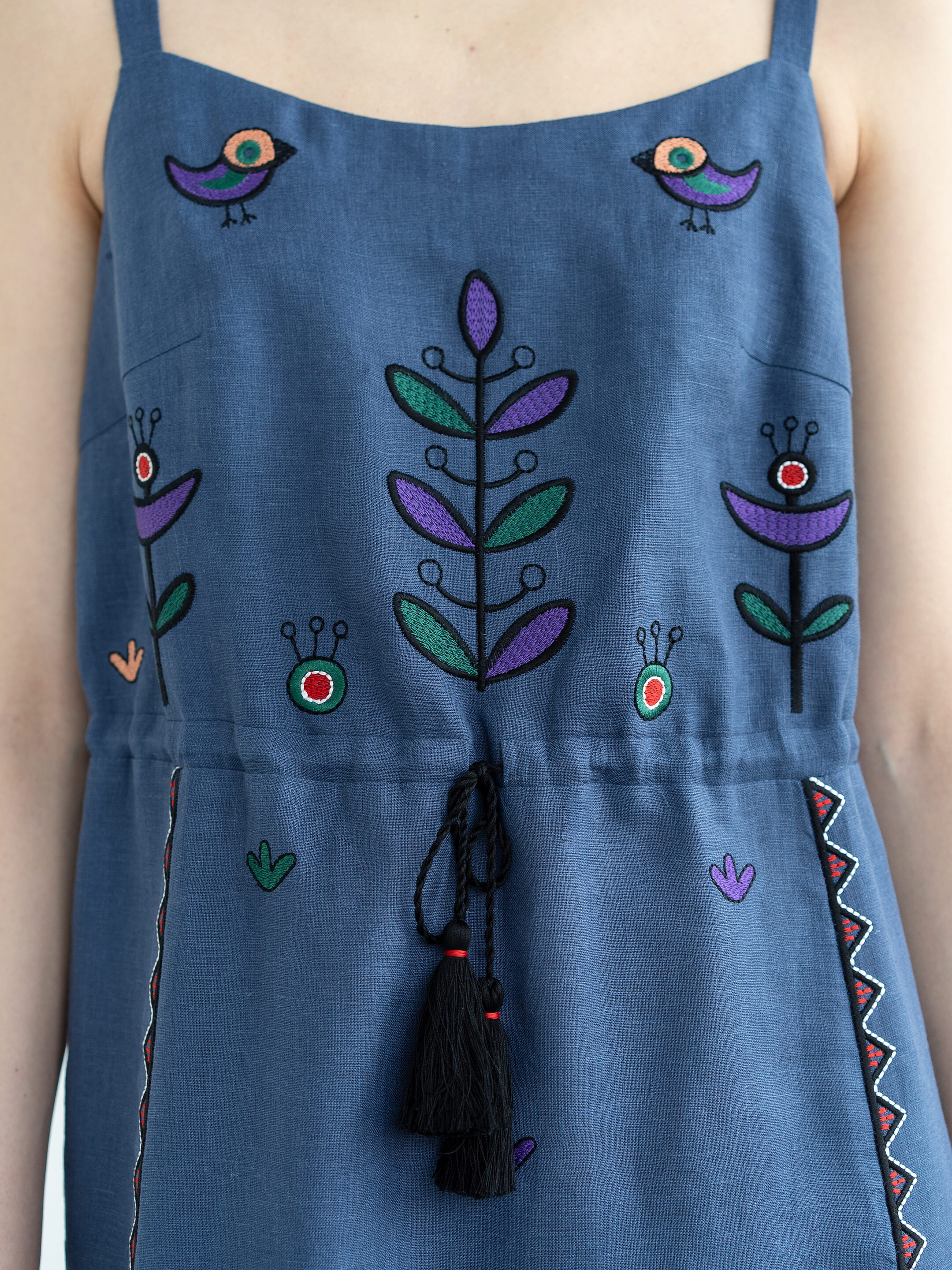 Сукня-сарафан з вишивкою «Gushul Dress» розміри