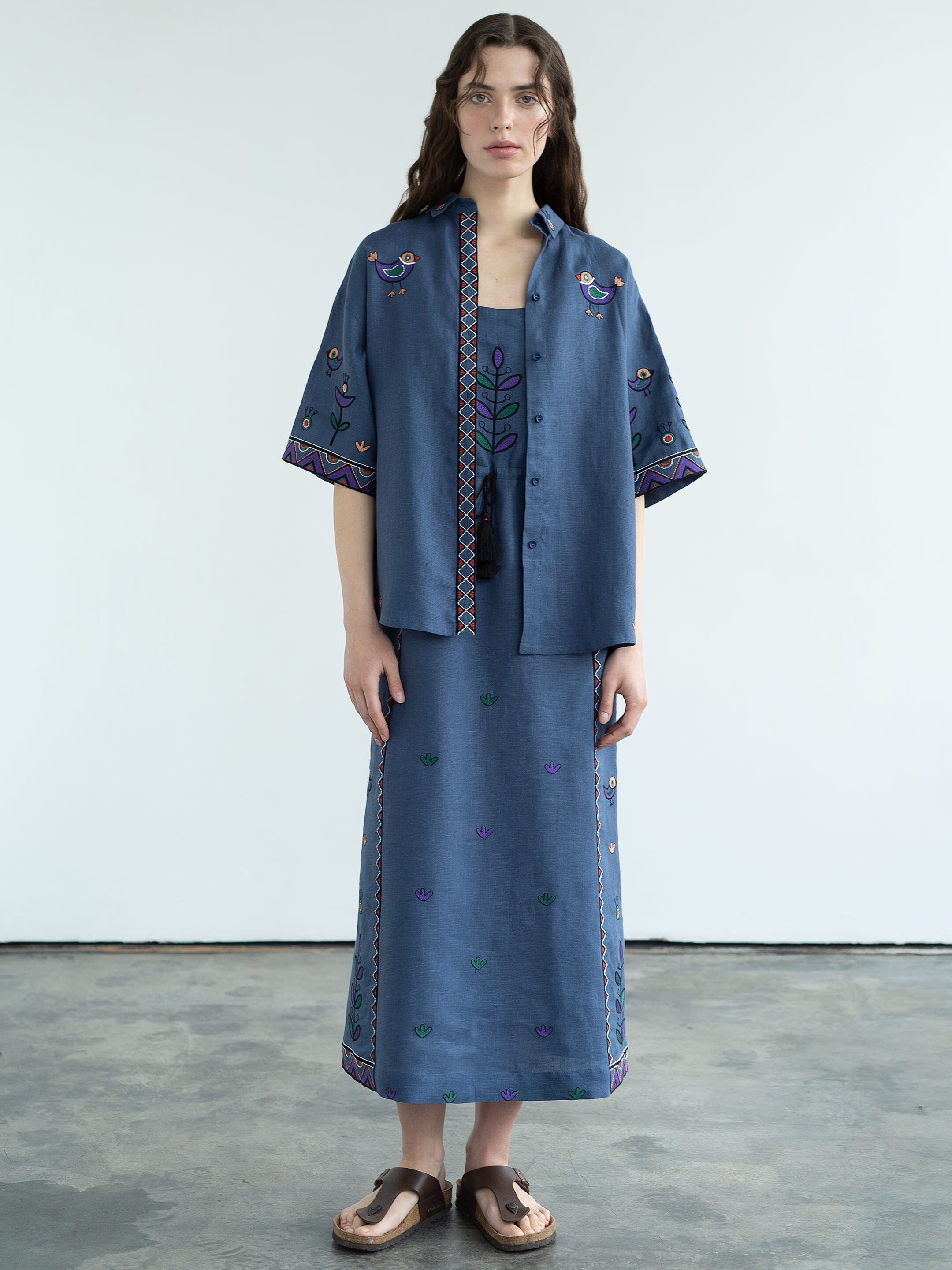 Сукня-сарафан з вишивкою «Gushul Dress» замовити